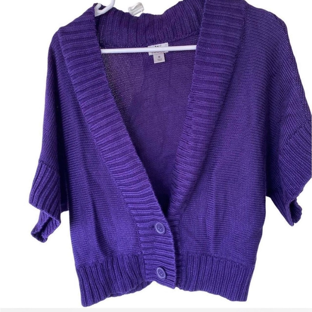 Worthington Deep Purple Knit Top